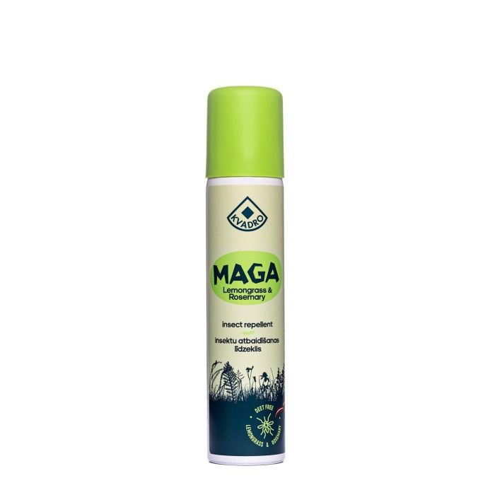Insektu atbaidīšanas aerosols, MAGA Lemongrass & Rosemary, 100 ml