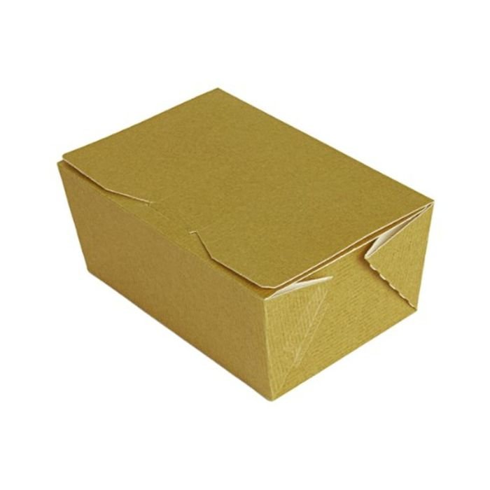 Kastīte 12.5x8cm h-5.5cm, kartona, zelta krāsā