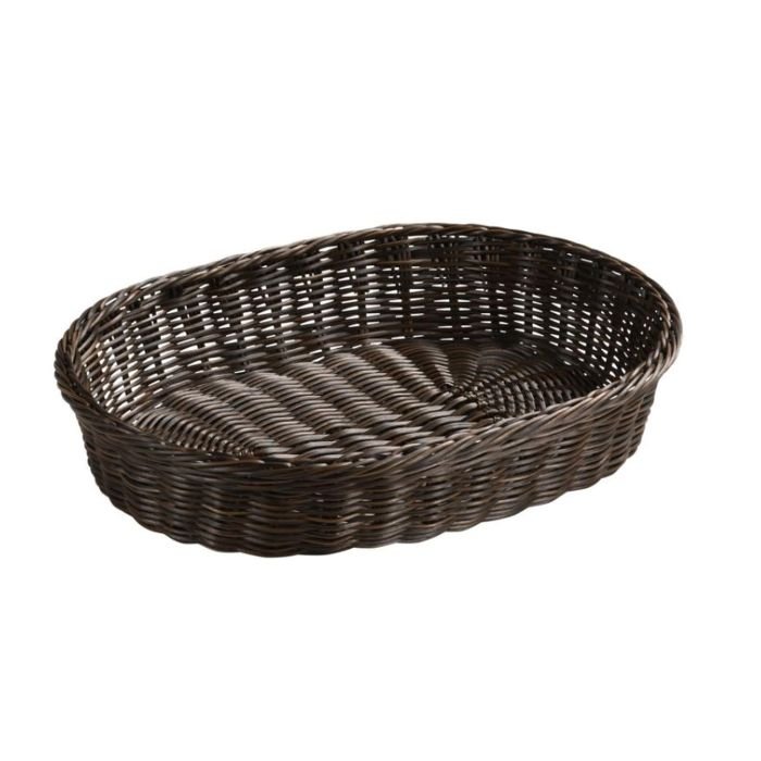 Groziņš plm. 40x30 h-8cm pīts tumši brūns