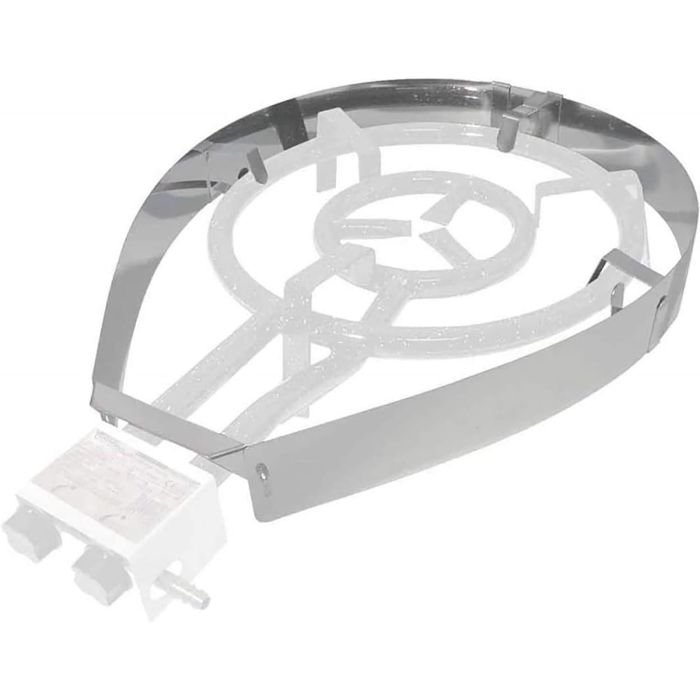 Windscreen st.steel for ø 30-50cm burner