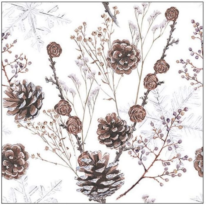 Salvetes 33cm 3-k. 20gb PINE CONES