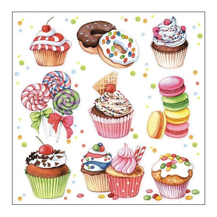 Salvetes 33cm 3-k. 20gb SWEETS