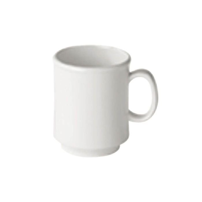Krūze melamīna 300ml, ø7.5cm h-10cm, balta