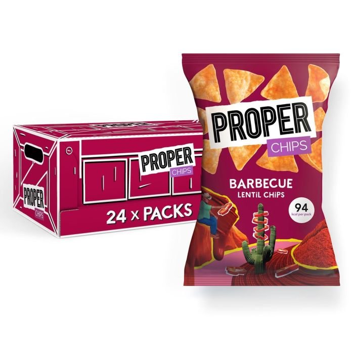 Barbecue lentil chips 20g