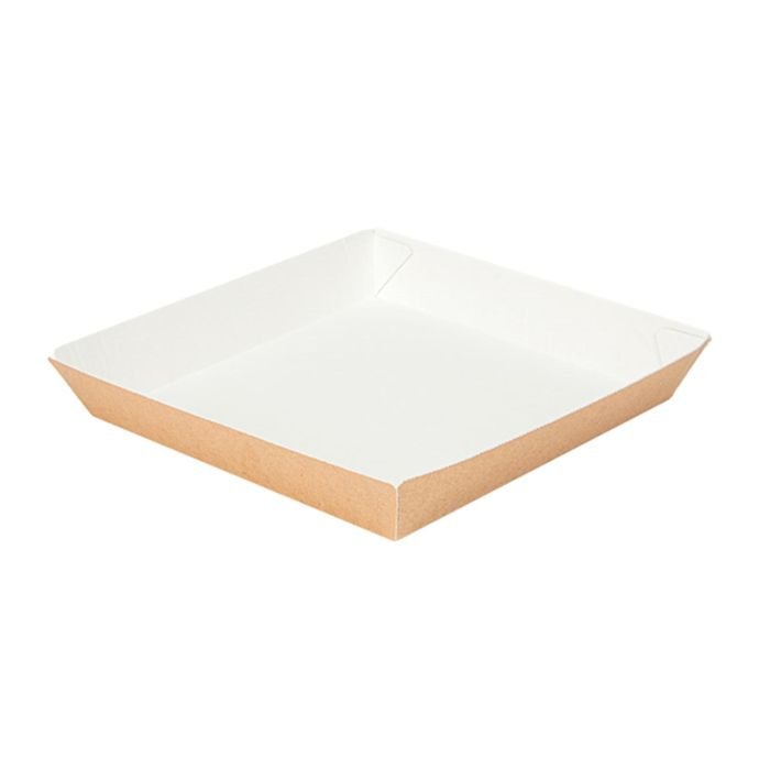 Šķīvji v/l. papīra THEPACK 18x18 h-2,9 cm 50gab
