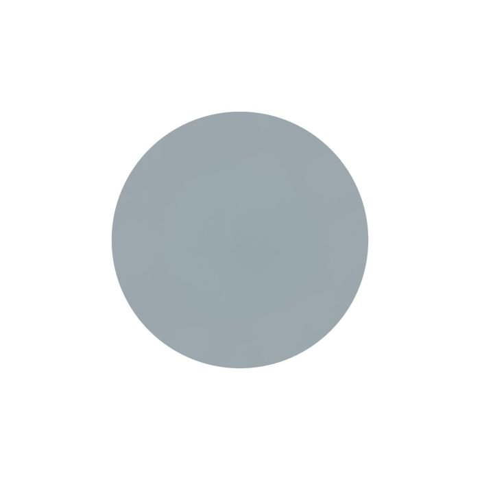Placemat round TOGO - Leather look imitation - 38cm, stone blue