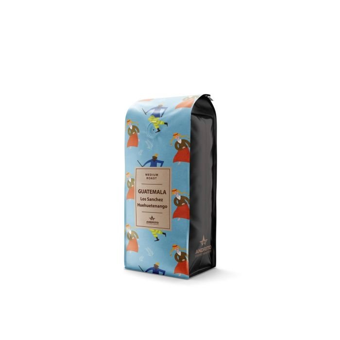A Kafijas pupiņas GUATEMALA LOS SANCHEZ HUEHUETENANGO MEDIUM ROAST 250g