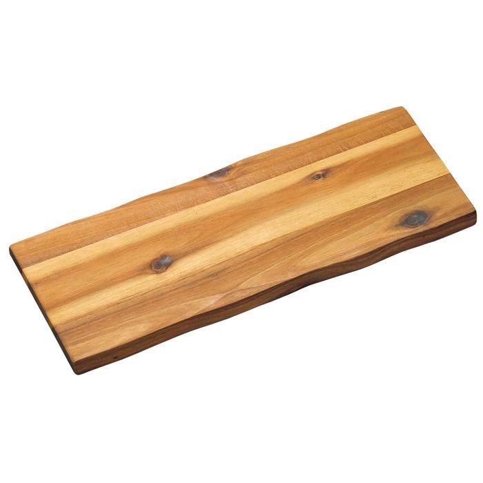 Dēlītis akācijas 38x14.5x1.5cm brūns