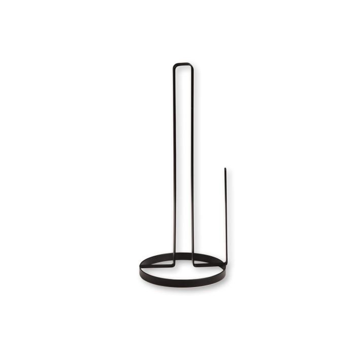 Virtuves dvieļu turētājs met. ø13cm h-32.5cm melns