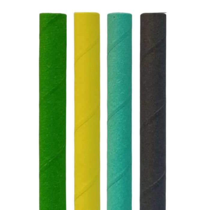 Paper straws ø8mm h-20cm 150 pcs colorful OCEAN