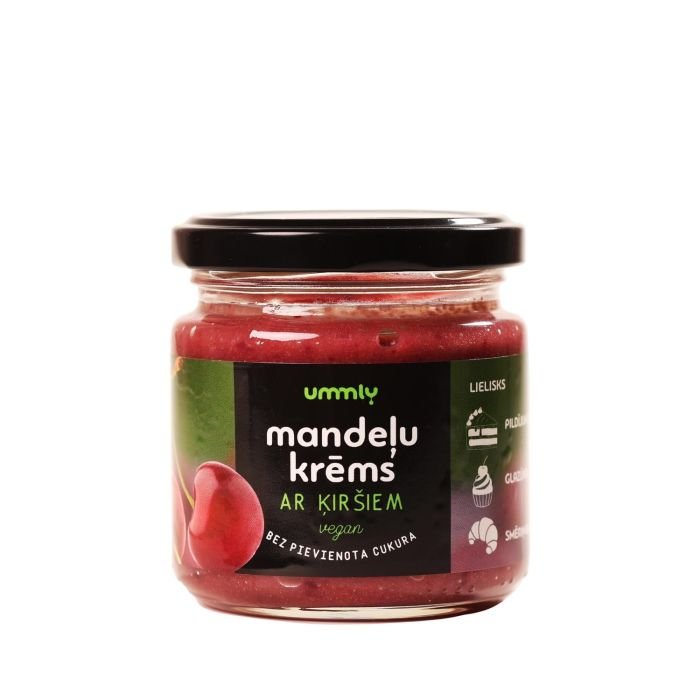 Mandeļu krēms ar ķiršiem 200g