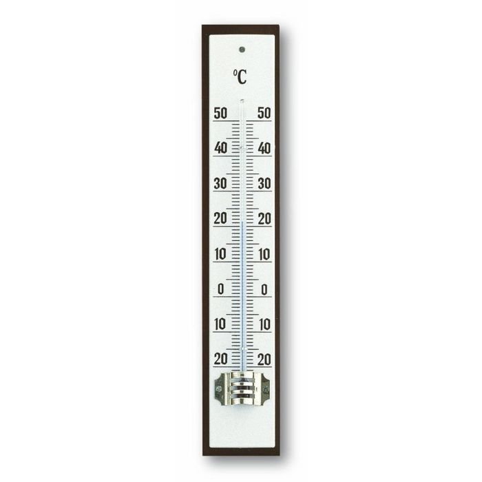 Analogue indoor thermometer 31x16x162mm 39g mahogany