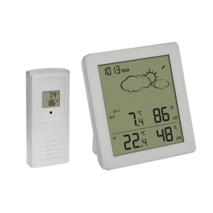Meteoroloģiskā stacija 105x94x20mm 109g