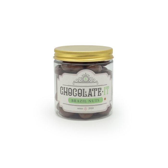 Brazīlijas rieksti piena šokolādē ar Himalaju sāli 170g CHOCOLATE IT
