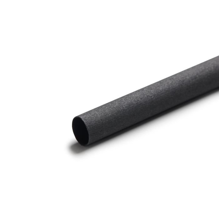 Straws, natural fiber ø6mm h-15cm 250pcs black