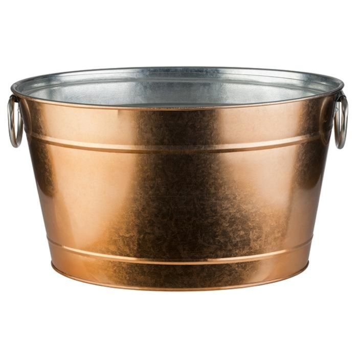 Vīna/šampanieša dzesējamais trauks TIN 40x28cm h-22cm 11L vara krāsā [6]