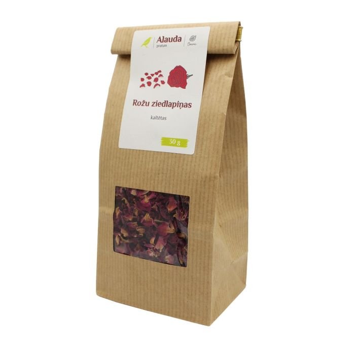 Rožu ziedlapiņas kaltētas 30g