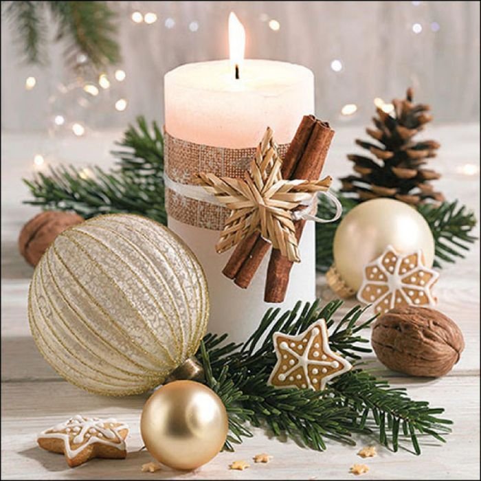 Salvetes 33cm 3-k. 20gb CHRISTMAS DECORATION