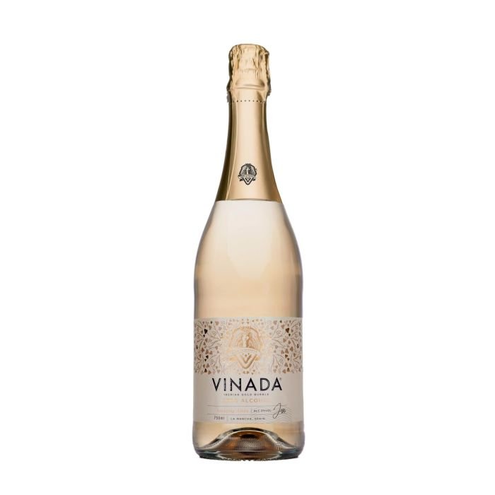 Bezalkoholisks dzirkstošais vīns VINADA Amazing Airen Gold 750ml