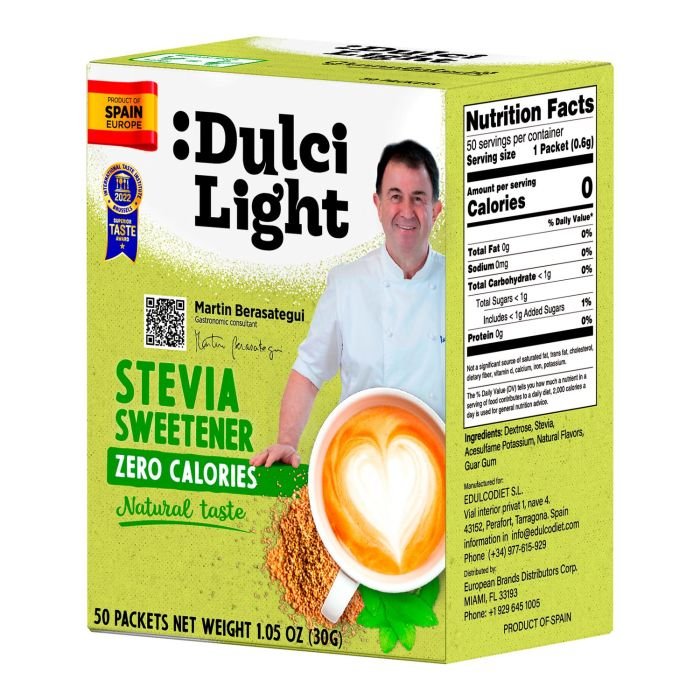 Saldinātājs ar stēviju, stienīši Dulcilight Stevia 50 gab.