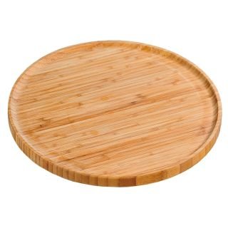Dēlītis servēšanai ø 32cm h-1.5cm bambusa brūns