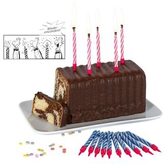 Magic birthday candles 10 pcs unblowable