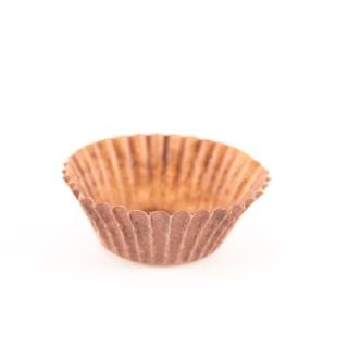 Paper form, brown,1000pcs. d-3.3cm, h-2cm