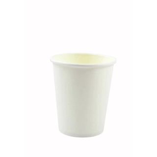 Glāzes v/l papīra 200-250ml baltas 50 gab. (vāki 80mm)
