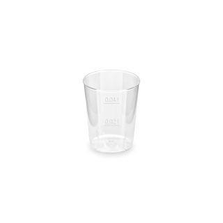 Glāzes v/l. plastmasas ø43mm 40ml 50gab