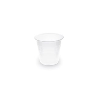 Glāzes v/l. plastmasas 80ml baltas 100gab