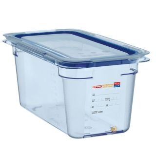Hermētisks pārtikas trauks ar vāku GN 1/3 150mm,6L,plastikāta VN