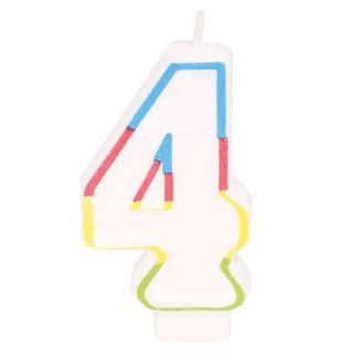 Candle - number 4