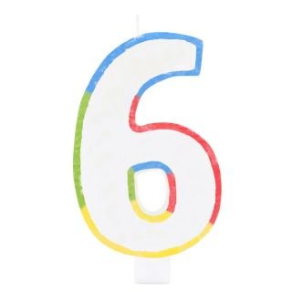 Candle - number 6