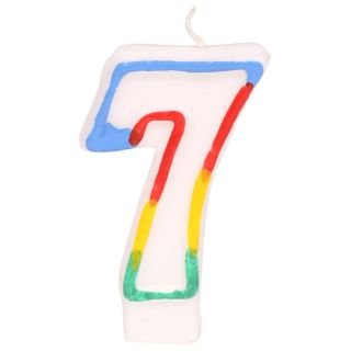 Candle - number 7