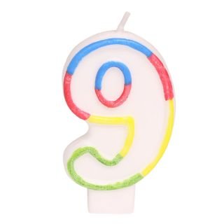 Candle – number 9