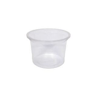 Kārbas v/l. PP 100ml plastm.100gab apaļas, caursp