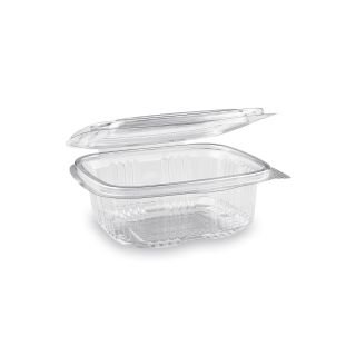 Kārbas v/l. plastmasas ar vāku 375ml kantainas 50gab