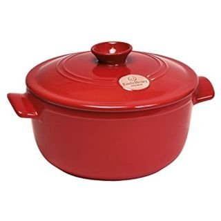 Katls FLAME ar vāku ø 24cm, h-16cm, 4L, sarkans