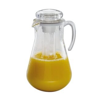 Krūze sulai 3L ø 26cm h-29cm ar vāku un dzesētāju, akrila