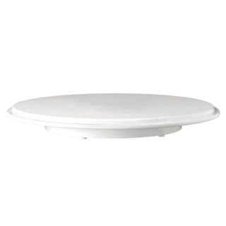 Kūku paliktnis ø 31cm, h-4cm, melamīna, balts
