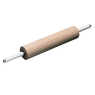 Mīklas rullis 35cm, plm. rokturis, balts