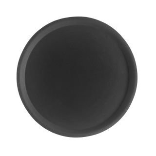 Paplāte neslīdoša ø 35.5cm melna 1400CT