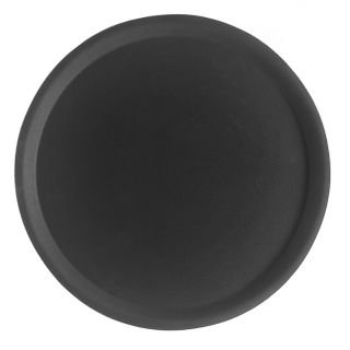 Paplāte neslīdoša ø 40.5cm melna 1600CT