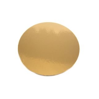 Paper pad, gold color, d-24cm