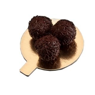 Papīra paliktņi ø8cm, 250gb, zelta/melnā krāsā