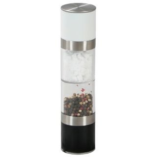 Piparu un sāls dzirnaviņas ø5.2cm h-22cm n/t melns/balts