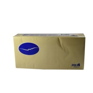 Salvetes 24cm 2-k. šampanieša 200gab