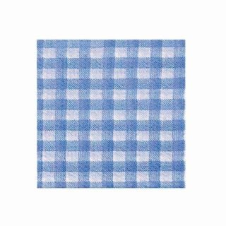 Napkins 1-ply, 33x33cm KARO blue (100pcs)