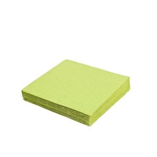 Napkins 2-ply, 33 x 33 cm yellow green