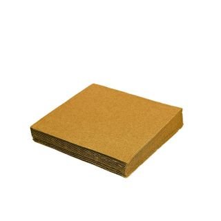 Napkins 3-ply, 33 x 33 cm golden